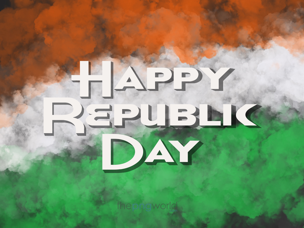 Happy Republic Day 26 January Happy,RepublicDay,Indian,26january,2022,patriotic,Tricolor,background,picture,image,texture,artwork,handmade,digital,safron,white,green,font,smoke,banner,Bharatmata,country,constitution,freedom,national,holiday